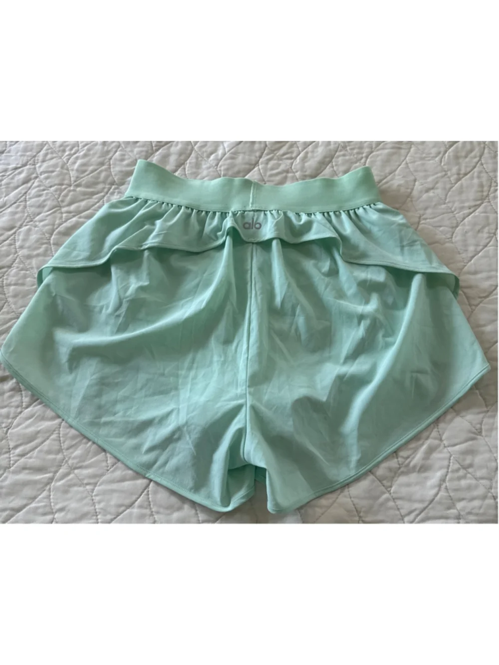 Alo Yoga Match Point Short Green S - Picture 2 of 4